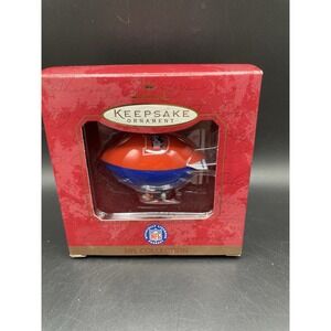 Hallmark‎ Keepsake Christmas Ornament 1997 DENVER BRONCOS Football Blimp